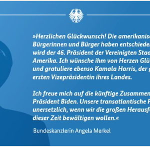 Thủ tướng Đức Merkel, Tổng thống Pháp Macron và Thủ tướng Anh Johnson chúc mừng tân Tổng thống Hoa Kỳ Biden.